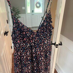 Floral Strappy Short Dress